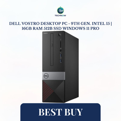 Dell Vostro Desktop PC - 9th Gen. Intel i5 | 16GB RAM 512B SSD Windows 11 Pro