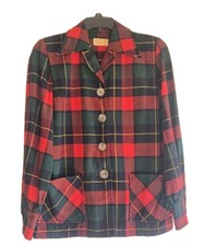 Pendleton Wool Check Casual Jacket Red