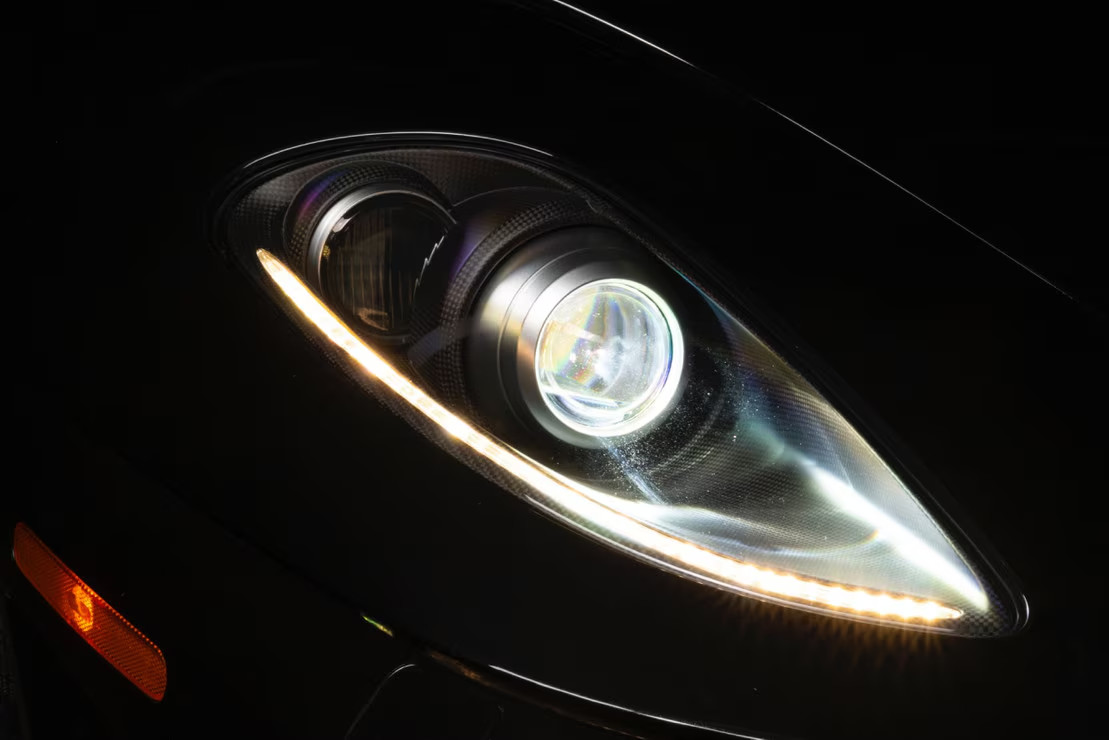New Release Morimoto Ferrari F430 Bi-Xenon LED Carbon Headlight LHD & RHD 05-10