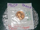 1960 (P) - Proof Lincoln Memorial 1¢ Cent Penny - Large Date - Red !! — photo 1