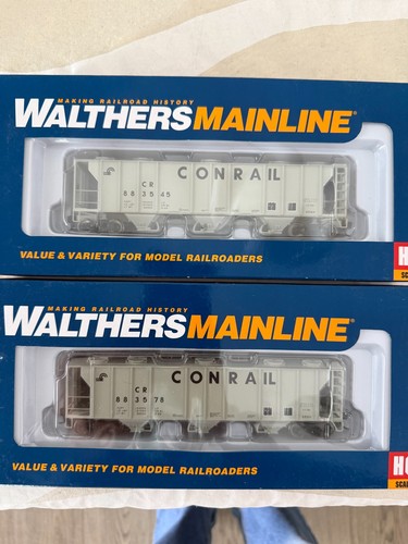 Tolvas cubiertas Walthers MAINLINE ESCALA 2-HO 50'PS2 CONRAIL #883545-883578 NUEVO EN CAJA | Zustand: New