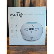 Motif Luna NEW Double Electric Breast Pump Open Box Unused 24/28mm Flanges Baby