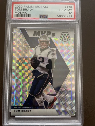 2020 Panini Mosaic Tom Brady #298 PSA 10