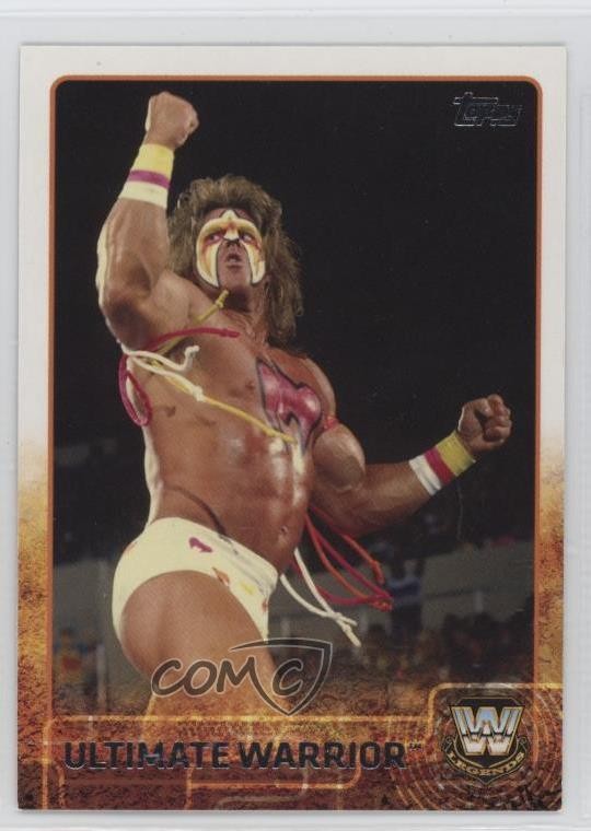 2015 Topps WWE Ultimate Warrior #99 HOF 02bl