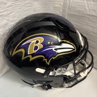 Ray Lewis Autographed Full Size Ravens Speed Flex Helmet (Beckett COA)