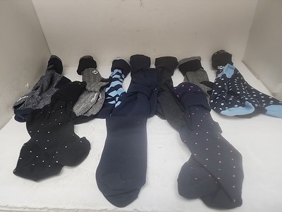 10 Pairs Men's Nice Laundry Socks Assorted Colors And Sizes NWOT