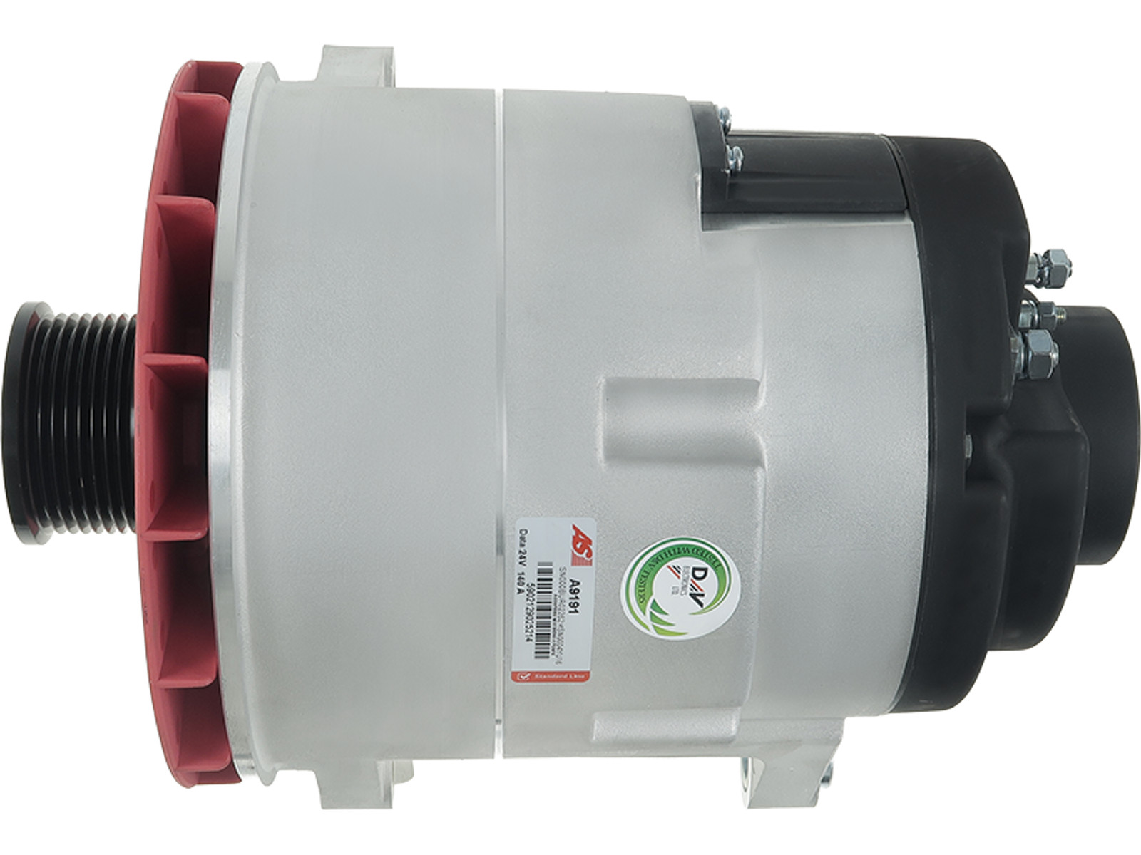 Brand New Alternator 24V 140A w/AP OE AC172RA L315mm OD63.5mm PL_9105