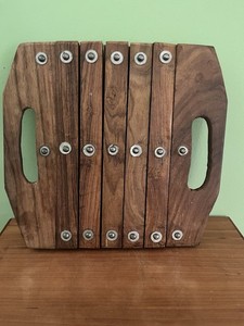 Kainchi Bhangra Giddha Musical Instrument Chhikka Punjabi Folk Wooden Clapper