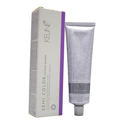 Keune Semi Color UB 9.71 Demi-Permanent Color Very Light Violet ASH Blonde 2 Oz