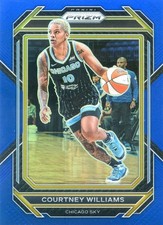 2023 Panini Prizm WNBA COURTNEY WILLIAMS #19 BLUE PRIZM /175 LYNX