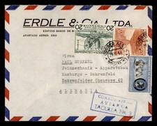 DR WHO 1956 COLOMBIA AVIANCA AIRMAIL BOGOTA TO GERMANY R25159