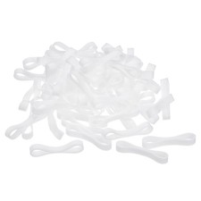 200Pcs Silicone Rubber Bands Ring Non-slip 25mm Dia 1mm Thick 5mm Width