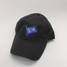 BIW Bath Iron Works bandera azul algodón negro papá gorra Maine construcción naval