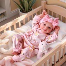 BABESIDE Lifelike Reborn Baby Dolls Girls - Sunny 17 Inch Cute Realistic Newb...