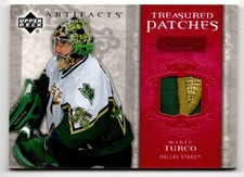 2006-07 Upper Deck Artifacts Treasured Patches Red Marty Turco Patch 01/35