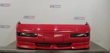 91 CHEVY CORVETTE C4 GREENWOOD COMPLETE FRONT BUMPER ASSEMBLY RED