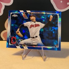 2021 Topps Chrome Update Sapphire Edition Sam Hentges Cleveland Guardians #US173