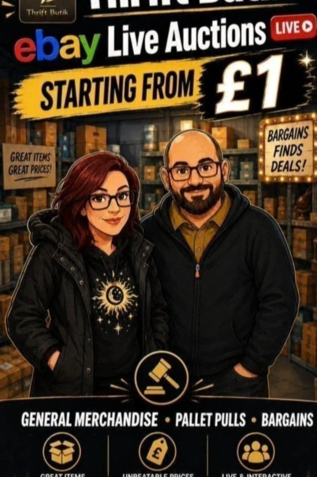 £1 Start Live Auctions – General Merchandise, Pallet Pulls & Bargains