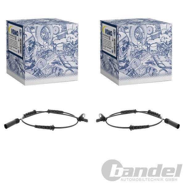 2X Vemo ABS-SENSOR Raddrehzal Vorne Passend FüR BMW X5 X6 X7-image