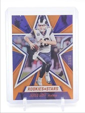 JARED GOFF 2020 ROOKIES & STARS FOOTBALL ORANGE RAMS #90 /99 Q0358