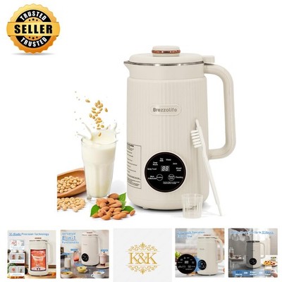 40oz Nut Milk Maker: Automatic Soy Milk & Oat Machine with Self-Cleaning