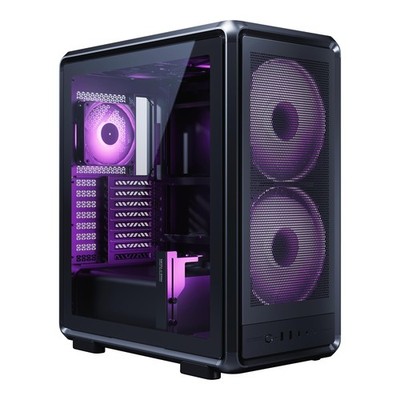 Cooler Master MasterFrame 500 Mesh ARGB ATX Mid-Tower PC Case   Large, Black