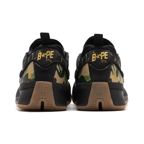 Bape adidas for Damian Lillard Sneakers Basketball Dame 9 Camo Gold Men Shoes
