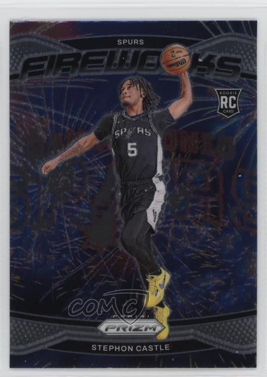 2024-25 Panini Prizm Fireworks Stephon Castle #13