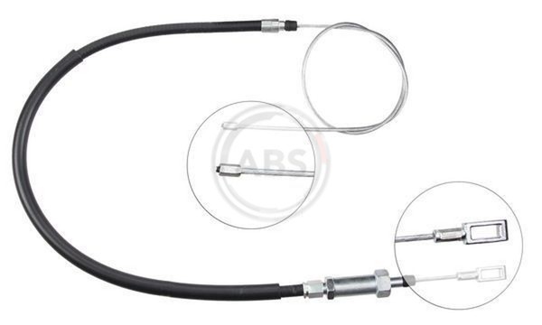 Bremsseil Seilzug Feststellbremse A.B.S. K10002 FüR 244 Boxer Fiat Ducato Jumper-image