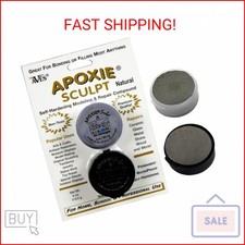 Aves Apoxie Sculpt - 2 Part Modeling Compound A  B - 1/4 Pound, Apoxie Sculpt
