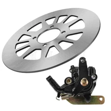 Rear Bkare Caliper W/Disc Rotors for Yamaha ATV 3GD-2582W-00-00 1UY-2580W-01-00