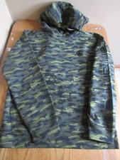 NWT BOY'S YOUTH SIZE MEDIUM 10/12 CARHARTT CAMO PULLOVER HOODIE
