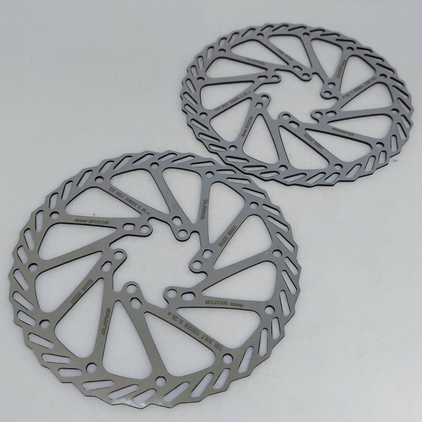 Mechanical Disc Brake Set Clarks CMD21 Calipers Rotors Cables Pads