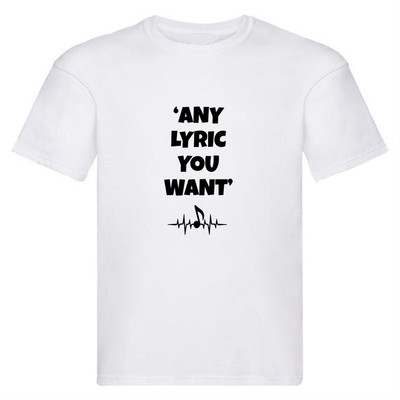 T-Shirt Edwin @ McCain@ KINDER T-Shirt t LYRISCH Geschenk maßgeschneidert TEXTE