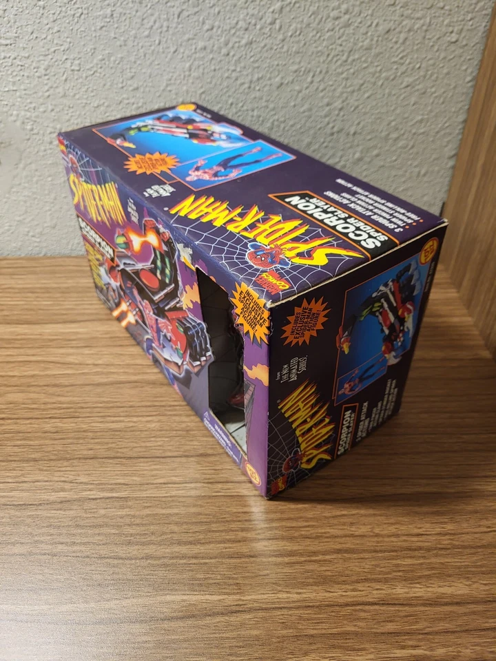 Scorpion Spider Slayer 1996 Spider-Man ToyBiz sin usar, en caja nuevo sellado Foto 3 de 4