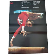 affiche poster JEUX OLYMPIQUES Montréal 1976 Panorama Cérémonie 51X40