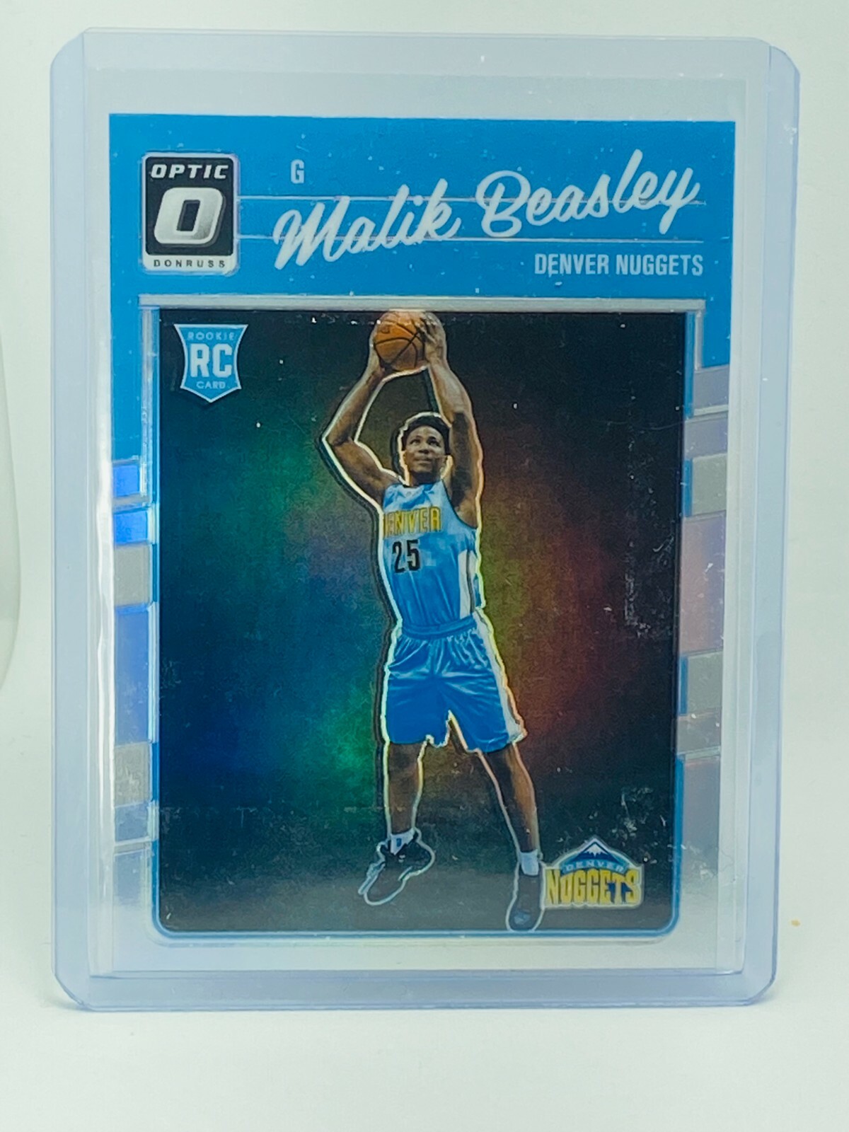 2016-17 Panini Donruss Optic Malik Beasley RC Holo #166