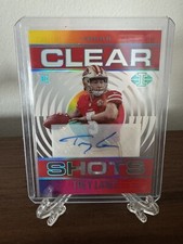 2021 Panini Illusions Trey Lance Clear Shots AUTO /20 RC - SSP Cowboys Future QB