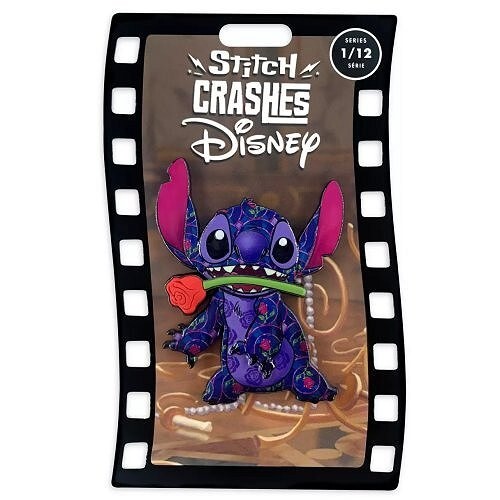 Stitch Crashes Disney Jumbo Pin – Beauty and the Beast