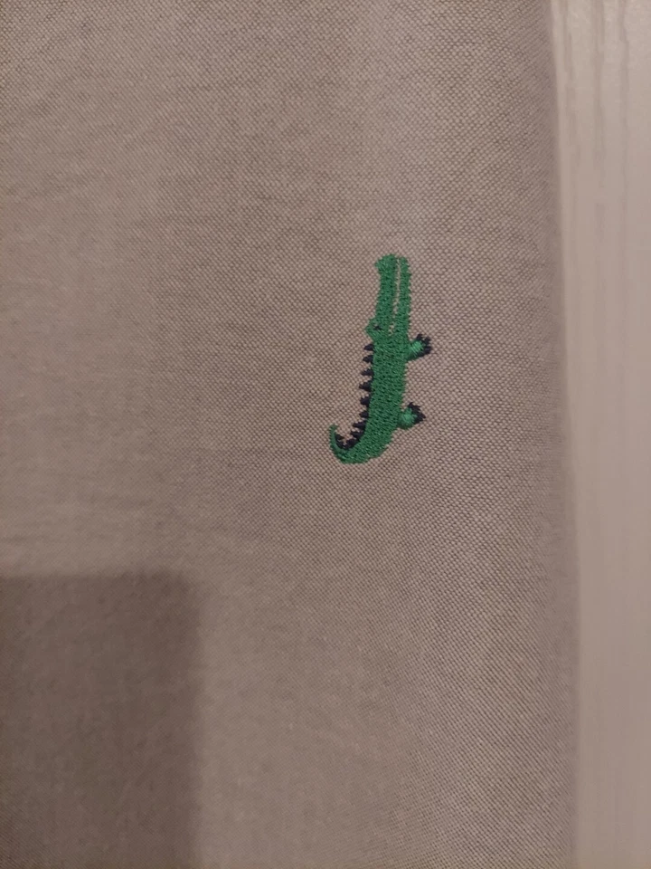 Pottery Barn Kids Embroidered Duvet/Sham Blue& Green Twin Alligator/Croc - Image 2 of 4