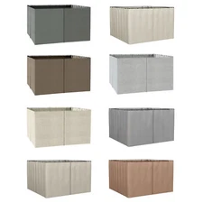 10' x 12' Universal Pergola Curtain Kit w/ Hooks/C-Ring Included