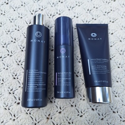 NEW MONAT Intense Repair Conditioner Bond Support Shampoo Reshape Root Lifter