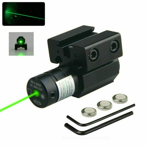 Tactical Red/Green Laser Beam Dot Sight Scope For Gun Rail 11/20mm Pistol Rail - Picture 10 of 18