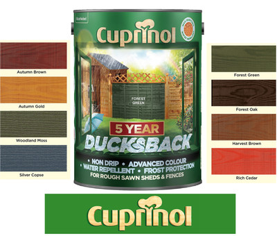 Cuprinol Ducksback 5 Year Waterproof For Sheds Fences Ebay