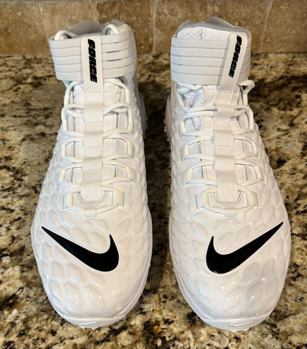 Nike Force Savage Pro 2 Shark Football Cleats White/black BV5448-101 Men's 18 - Picture 2 of 7
