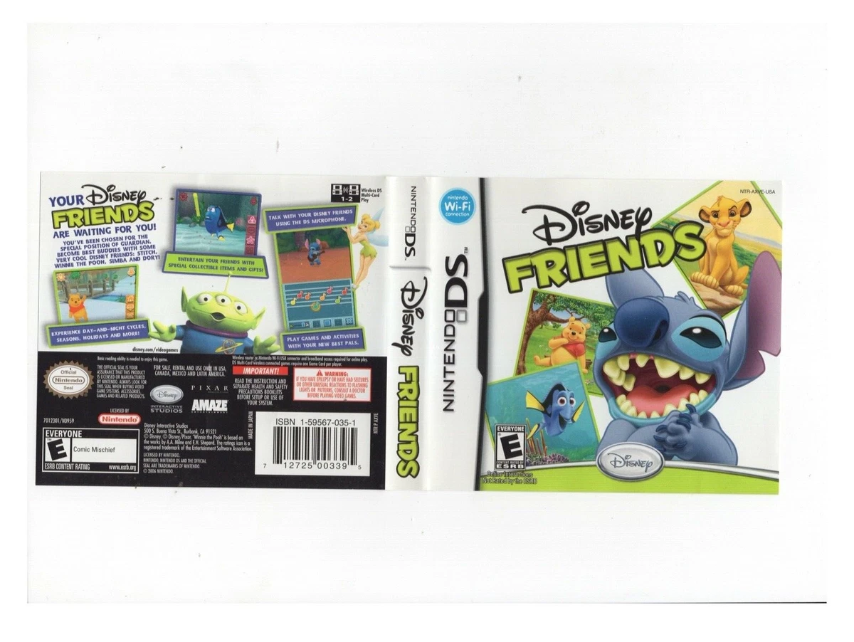 Disney friends store nintendo ds