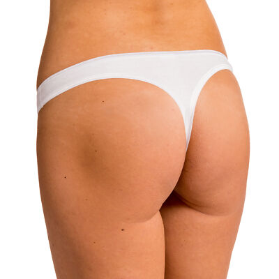 HERMKO 5050 Damen String aus Baumwolle/Elastan Tanga Slip Thong cotton ab Fabrik