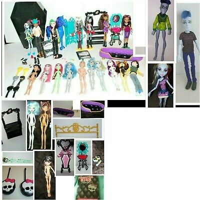 Accessoires poupées 1ère vague de Monster High filles le plus cher et garçons + plus - ÉNORME lot