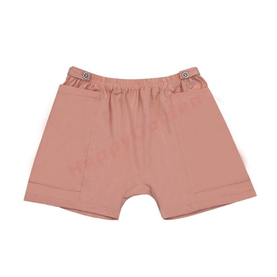 2Pack Men Women Incontinence Care Trousers Catheter Leg Bag Shorts