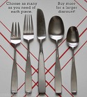 Choose Your Pieces of Lauffer Japan Bedford 18/8 Stainless Don Wallance Flatware